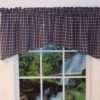Crescent Valance - Nantucket Navy Plaid - Closing Out