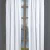 Hemstitch Rod Pocket Curtain Pair with Tie Backs - Image 2