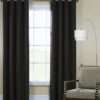 Navar Total Blackout Faux Suede Grommet Panel - Thermaplus - Image 2