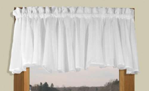 Sea Glass Semi Sheer Valance 84 X 15 (full bodied) - Natural