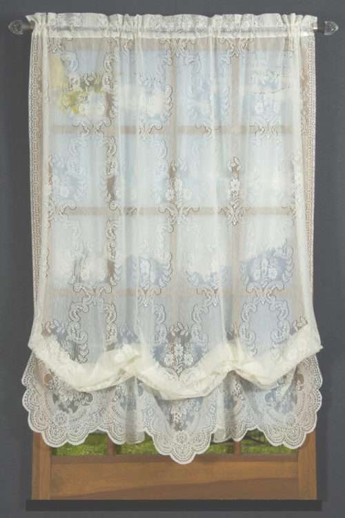 Vanessa Lace Balloon Shade - Ivory - Ivory