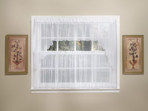 Emelia Tier Curtains, Swag Valance