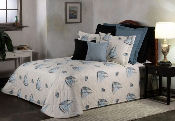 Bedspread - Babord Blue by Thomasville