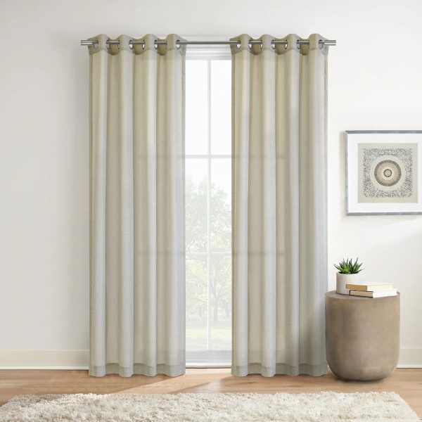 Limbourg Semi Sheer Grommet Panel - Habitat