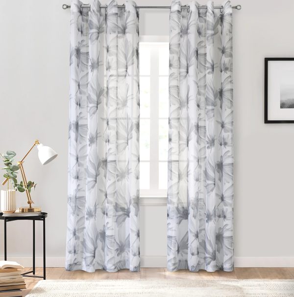 Ophelia Semi Sheer Grommet Panel - Habitat