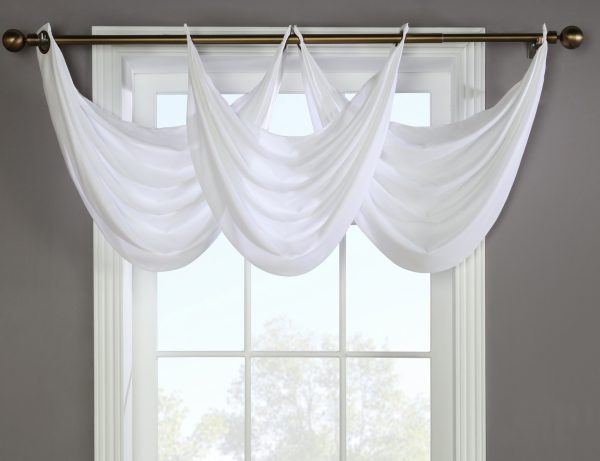 Rhapsody Lined Ascot Valance - Thermasheer - Image 2