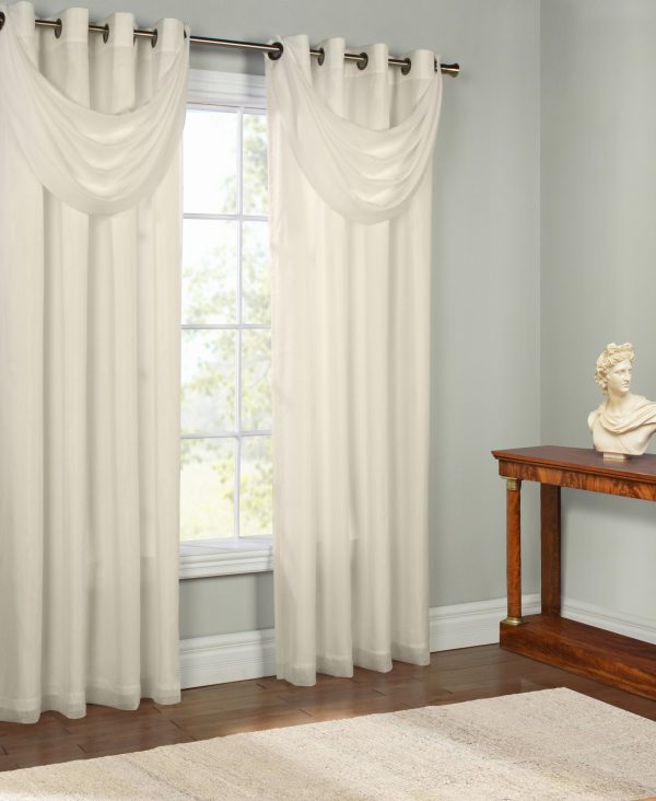 Rhapsody Lined Ascot Valance - Thermasheer - Image 4