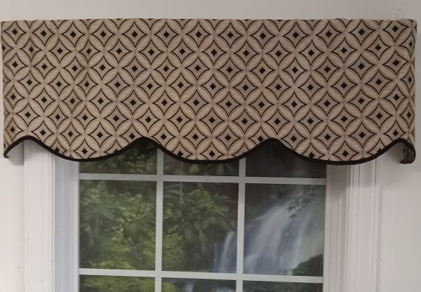 Ryman Onyx Woven Unlined Cornice Valance - Closing Out