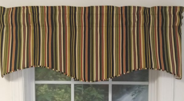 Stripe Ebony Vivian M Valance