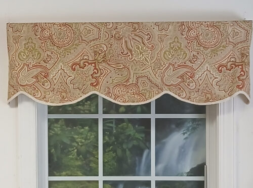 Abacot Vintage Linen Unlined Cornice Valance