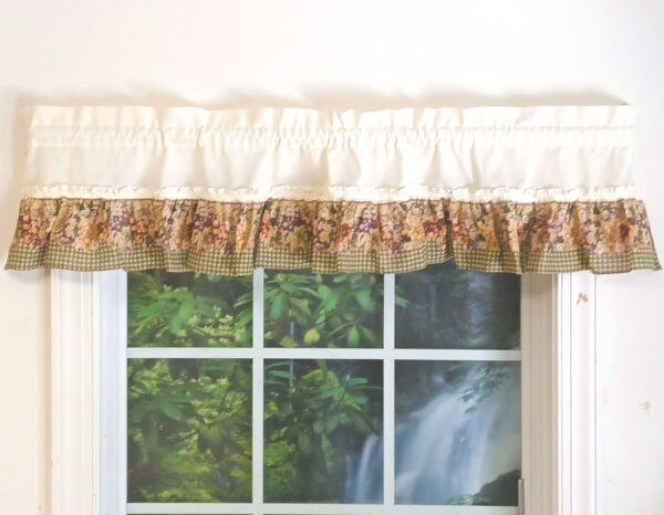 Tuscan Hills Purple- Kitchen Valance